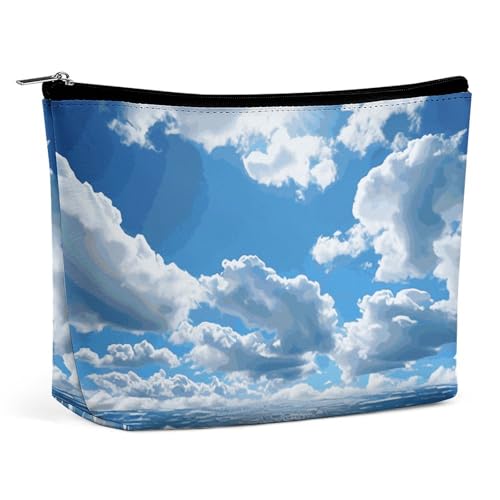 KLWQR Blaue Make-up-Tasche für Geldbörse, wasserdichte Kosmetiktasche, Make-up-Tasche mit Reißverschluss, Reise-Kulturbeutel, Organizer für Damen, Stil, Einheitsgröße, Stil:, Einheitsgröße KLWQR Blaue Make-up-Tasche für Geldbörse, wasserdichte Kosmetiktasche, Make-up-Tasche mit Reißverschluss, Reise-Kulturbeutel, Organizer für Damen, Stil, Einheitsgröße, Stil:, Einheitsgröße von KLWQR