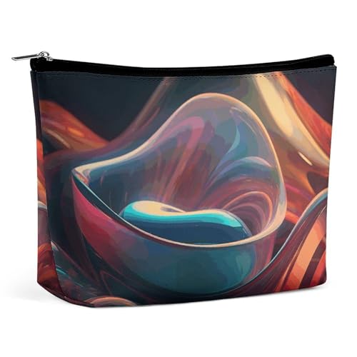 KLWQR Kosmetiktasche aus farbigem Glas für Geldbörse, wasserdichte Kosmetiktasche, Make-up-Tasche mit Reißverschluss, Reise-Kulturbeutel, Organizer für Damen, Stil, Einheitsgröße, Stil:, Einheitsgröße KLWQR Kosmetiktasche aus farbigem Glas für Geldbörse, wasserdichte Kosmetiktasche, Make-up-Tasche mit Reißverschluss, Reise-Kulturbeutel, Organizer für Damen, Stil, Einheitsgröße, Stil:, Einheitsgröße von KLWQR