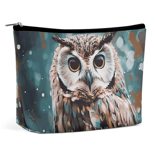 KLWQR Kosmetiktasche mit niedlichem Eulenmotiv für Geldbörse, wasserdicht, Kosmetiktasche mit Reißverschluss, Reise-Kulturbeutel, Organizer für Damen, Stil, Einheitsgröße, Stil:, Einheitsgröße KLWQR Kosmetiktasche mit niedlichem Eulenmotiv für Geldbörse, wasserdicht, Kosmetiktasche mit Reißverschluss, Reise-Kulturbeutel, Organizer für Damen, Stil, Einheitsgröße, Stil:, Einheitsgröße von KLWQR