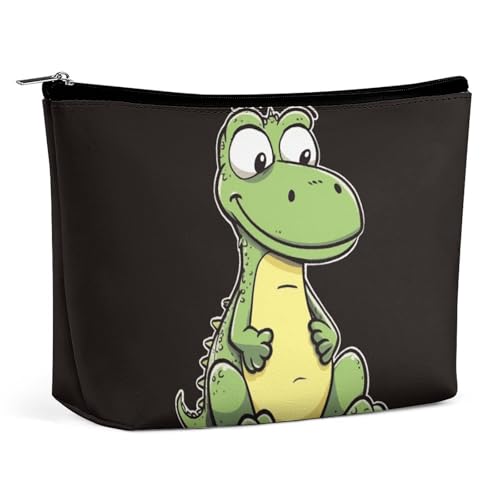KLWQR Leise Make-up-Tasche mit Cartoon-Krokodilmuster, wasserdicht, Kosmetiktasche, Make-up-Tasche mit Reißverschluss, Reise-Kulturbeutel, Organizer für Damen, Stil, Einheitsgröße, Stil:, KLWQR Leise Make-up-Tasche mit Cartoon-Krokodilmuster, wasserdicht, Kosmetiktasche, Make-up-Tasche mit Reißverschluss, Reise-Kulturbeutel, Organizer für Damen, Stil, Einheitsgröße, Stil:, von KLWQR