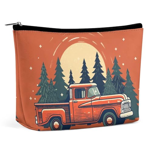 KLWQR Make-up-Tasche für Geldbörse, wasserdicht, Kosmetiktasche mit Reißverschluss, Reise-Kulturbeutel, Organizer für Damen, Einheitsgröße, Rot, Stil:, Einheitsgröße von KLWQR