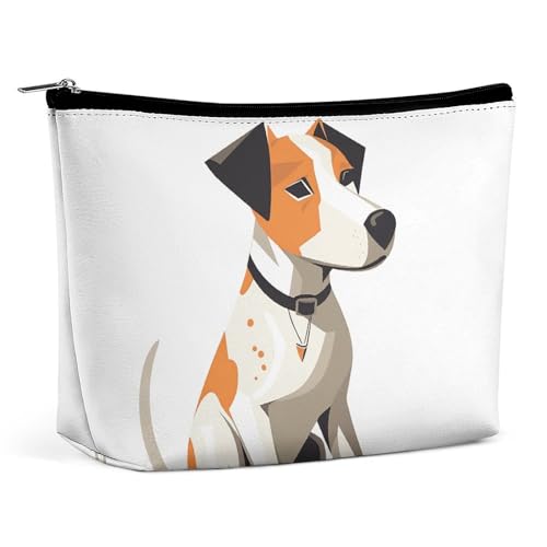 KLWQR Make-up-Tasche mit traurigem Hund, wasserdicht, Kosmetiktasche, Make-up-Tasche mit Reißverschluss, Reise-Kulturbeutel, Organizer für Damen, Stil, Einheitsgröße, Stil:, Einheitsgröße von KLWQR