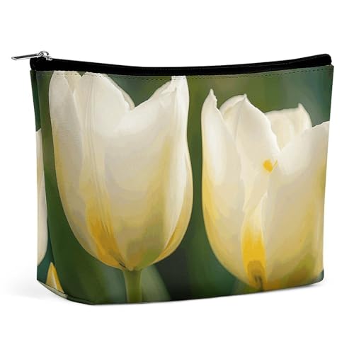 KLWQR Make-up-Tasche mit zwei Blumen in Blüte, wasserdichte Kosmetiktasche, Make-up-Tasche mit Reißverschluss, Reise-Kulturbeutel, Organizer für Damen, Stil, Einheitsgröße, Stil:, Einheitsgröße KLWQR Make-up-Tasche mit zwei Blumen in Blüte, wasserdichte Kosmetiktasche, Make-up-Tasche mit Reißverschluss, Reise-Kulturbeutel, Organizer für Damen, Stil, Einheitsgröße, Stil:, Einheitsgröße von KLWQR