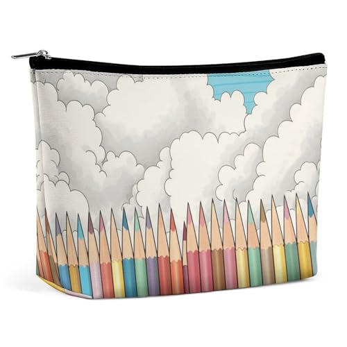 KLWQR Ordentlich angeordnete Make-up-Tasche für Geldbörse, wasserdichte Kosmetiktasche, Make-up-Tasche mit Reißverschluss, Reise-Kulturbeutel, Organizer für Damen, Stil, Einheitsgröße, Stil:, von KLWQR