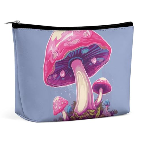 KLWQR Pilz-Make-up-Tasche für Geldbörse, wasserdichte Kosmetiktasche, Make-up-Tasche mit Reißverschluss, Reise-Kulturbeutel, Organizer für Damen, Stil, Einheitsgröße, Stil:, Einheitsgröße KLWQR Pilz-Make-up-Tasche für Geldbörse, wasserdichte Kosmetiktasche, Make-up-Tasche mit Reißverschluss, Reise-Kulturbeutel, Organizer für Damen, Stil, Einheitsgröße, Stil:, Einheitsgröße von KLWQR