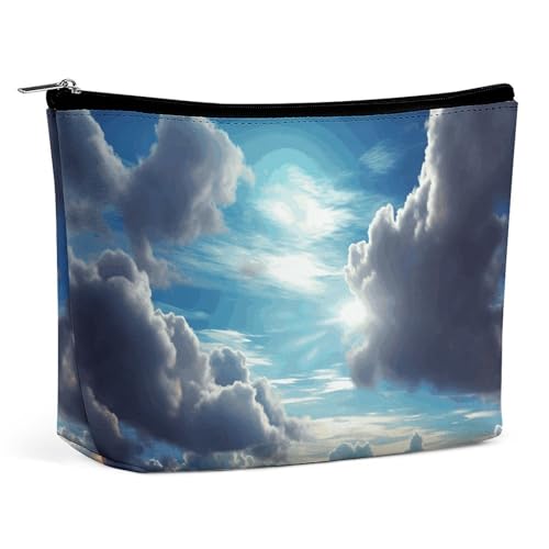 KLWQR Schöne Make-up-Tasche für Geldbörse, wasserdichte Kosmetiktasche, Make-up-Tasche mit Reißverschluss, Reise-Kulturbeutel, Organizer für Damen, Stil, Einheitsgröße, Stil:, Einheitsgröße von KLWQR