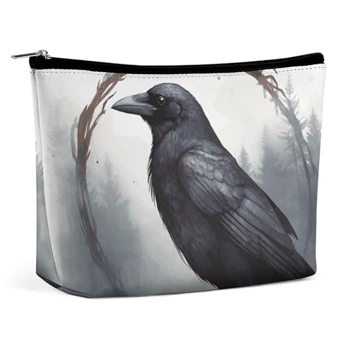 KLWQR Schwarze Make-up-Tasche für Geldbörse, wasserdichte Kosmetiktasche, Make-up-Tasche mit Reißverschluss, Reise-Kulturbeutel, Organizer für Damen, Stil, Einheitsgröße KLWQR Schwarze Make-up-Tasche für Geldbörse, wasserdichte Kosmetiktasche, Make-up-Tasche mit Reißverschluss, Reise-Kulturbeutel, Organizer für Damen, Stil, Einheitsgröße von KLWQR