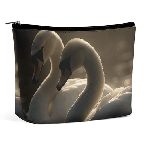 KLWQR Swans Make-up-Tasche für Geldbörse, wasserdichte Kosmetiktasche, Make-up-Tasche mit Reißverschluss, Reise-Kulturbeutel, Organizer für Damen, Stil, Einheitsgröße, Stil:, Einheitsgröße KLWQR Swans Make-up-Tasche für Geldbörse, wasserdichte Kosmetiktasche, Make-up-Tasche mit Reißverschluss, Reise-Kulturbeutel, Organizer für Damen, Stil, Einheitsgröße, Stil:, Einheitsgröße von KLWQR