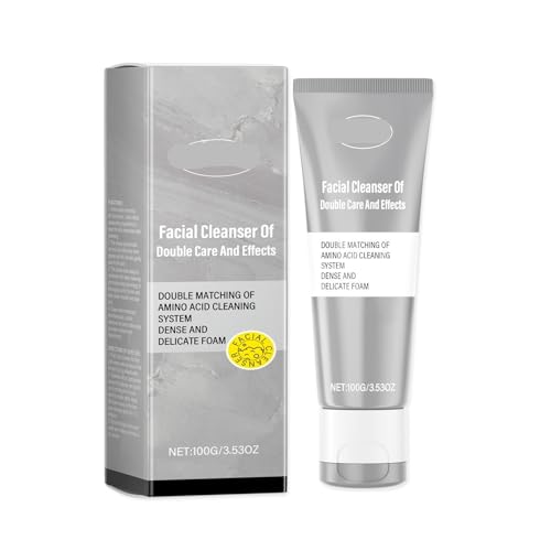 Reinigender Und Feuchtigkeitsspendender Gesichtsreiniger Mit Doppelwirkung – Sanfte Gesichtsreinigung For Eine Porentiefe Reinigung, Feuchtigkeitsversorgung Und Erfrischung Der Haut(2PCS) von KLYso