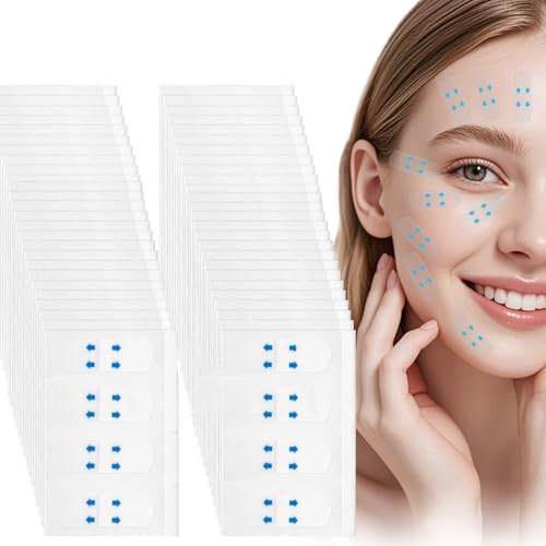 240 Stück Face Lifting Tape, Face Tape Lifting Gesicht, Unsichtbares Gesichtslifting Facial Patches, Facelifting Tape, Facelifting-Werkzeuge für Sofort-Make-up, für Straffung Gesichtsaufkleber Mädchen von KMFYMPT