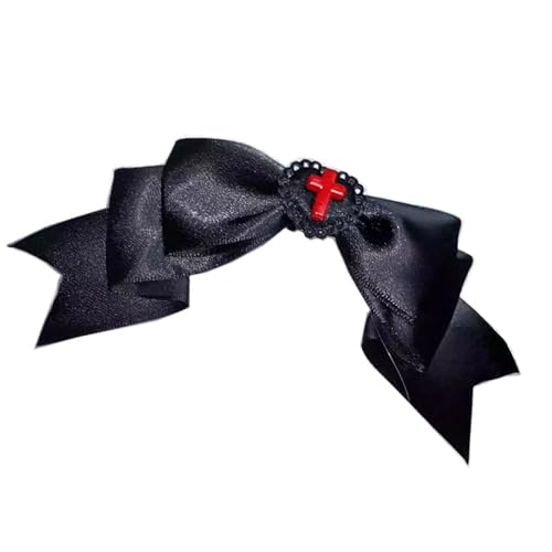 KMGDM 1 x Punk-Stil Herzschleifen Haarspange Cosplay Haarteil Party Kopfbedeckung für Frauen auf der Suche nach einzigartigen Mode-Accessoires von KMGDM