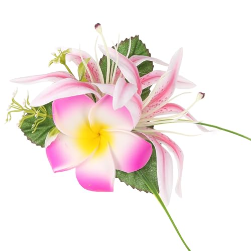 KMGDM Blumen-Haarspange für Damen, Hochzeit, Party, Zubehör, leichte Haarnadel, Strandurlaub, Haarteil von KMGDM