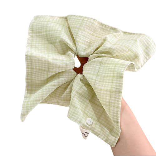 KMGDM Elegante französische Schleifen, Schal, Haargummi, Haarschmuck für Damen, weicher Stoff, Mehrzweck-Styling von KMGDM