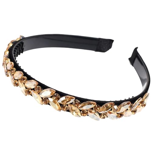 KMGDM Elegantes Strass-Stirnband für Braut und Mädchen, Kopfschmuck, Kostüm, Haarschmuck, Hochzeit, Party, Abschlussball, Haarschmuck von KMGDM