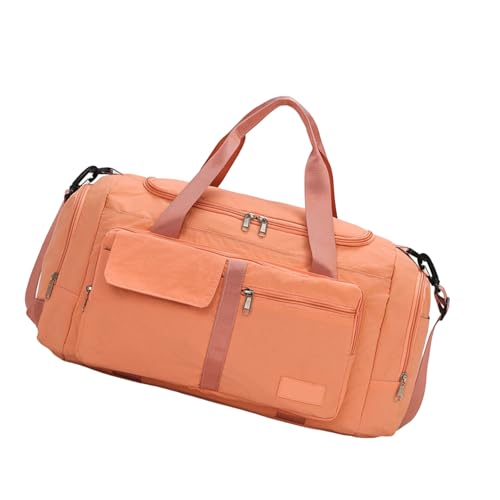 KMGDM Faltbare Turnbeutel Große Kapazität Reisetasche Gepäck Tasche Fitness Tasche mit Schuhfach Übernachtungstasche Weekender Tasche, Pk, 45x23x26cm von KMGDM