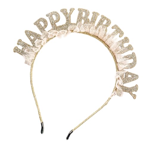 KMGDM Geburtstagskronen Stirnband für Frauen und Mädchen, elegante Spitzen-Designs, Kopfbedeckung, Kopfbedeckung für Partys und Feiern KMGDM Geburtstagskronen Stirnband für Frauen und Mädchen, elegante Spitzen-Designs, Kopfbedeckung, Kopfbedeckung für Partys und Feiern von KMGDM