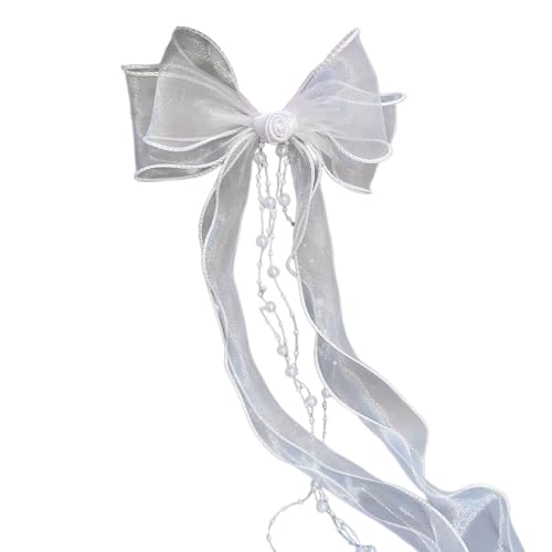 KMGDM Haarschmuck mit glitzernder Schleife, Queen-Kopfschmuck, Haarschmuck für Festzug, Abschlussball, Braut, Hochzeit, Kopfbedeckung von KMGDM