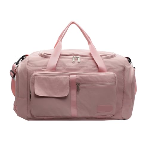 KMGDM Reisetasche Multifunktionale Fitnesstasche Turnbeutel Sporttasche Große Kapazität Übernachtungstasche Trainingstasche Weekendertasche, Pk, 26x50x24cm von KMGDM