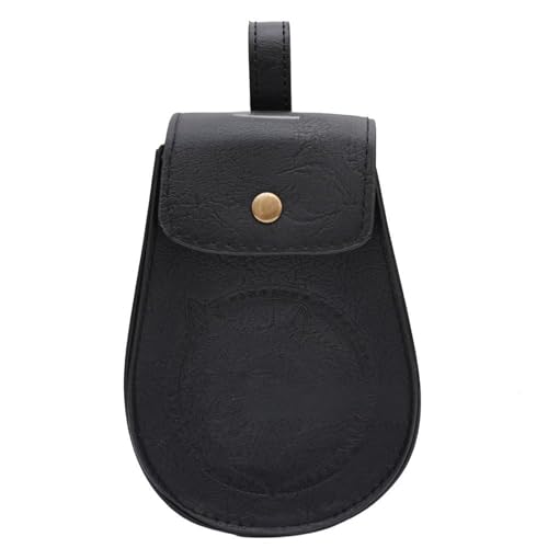 KMGDM Renaissances-Kostüm Halloween Mittelalter Pirat Leder Gürteltaschen Hüfttasche Wikinger Kostüm Zubehör für Cosplay, Wie abgebildet, 4x12x17cm, T1 von KMGDM