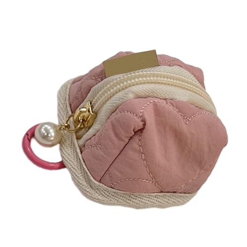 KMGDM Weiche Baumwoll-Kopfhörer-Tasche mit praktischer Lippenstift-Aufbewahrung mit Reißverschluss für Mode-Enthusiasten und Studenten, Pk, 4x7cm, Wie abgebildet von KMGDM