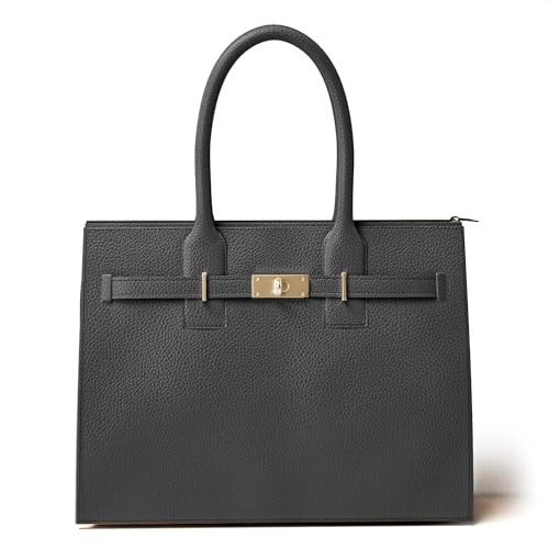 KMISSO Damen Hand Umhänge Tasche Echtleder Reißverschlussfächer 30636 Nero von KMISSO