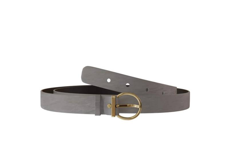 KMISSO Ledergürtel Damen Velours Samt Gürtel Wildleder-Optik Rind Leder 30643 (1-St) im eleganten Look von KMISSO