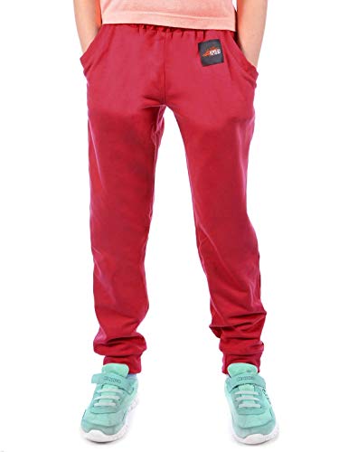 KMISSO Mädchen Freizeit Sport Sotff Hose 30320 Rot 104 von KMISSO