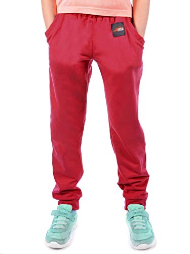 KMISSO Mädchen Freizeit Sport Sotff Hose 30320 Rot 110 von KMISSO