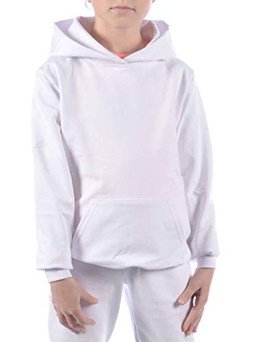 KMISSO Mädchen Kapuzen Pullover Hoodie 30322 Weiß 116 von KMISSO