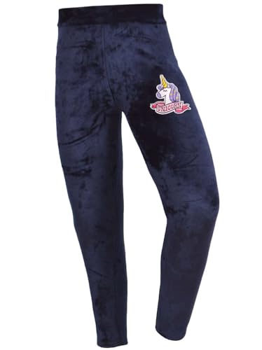 KMISSO Mädchen Nicki Thermo Hose Leggings Einhorn 30519 Blau 104 von KMISSO