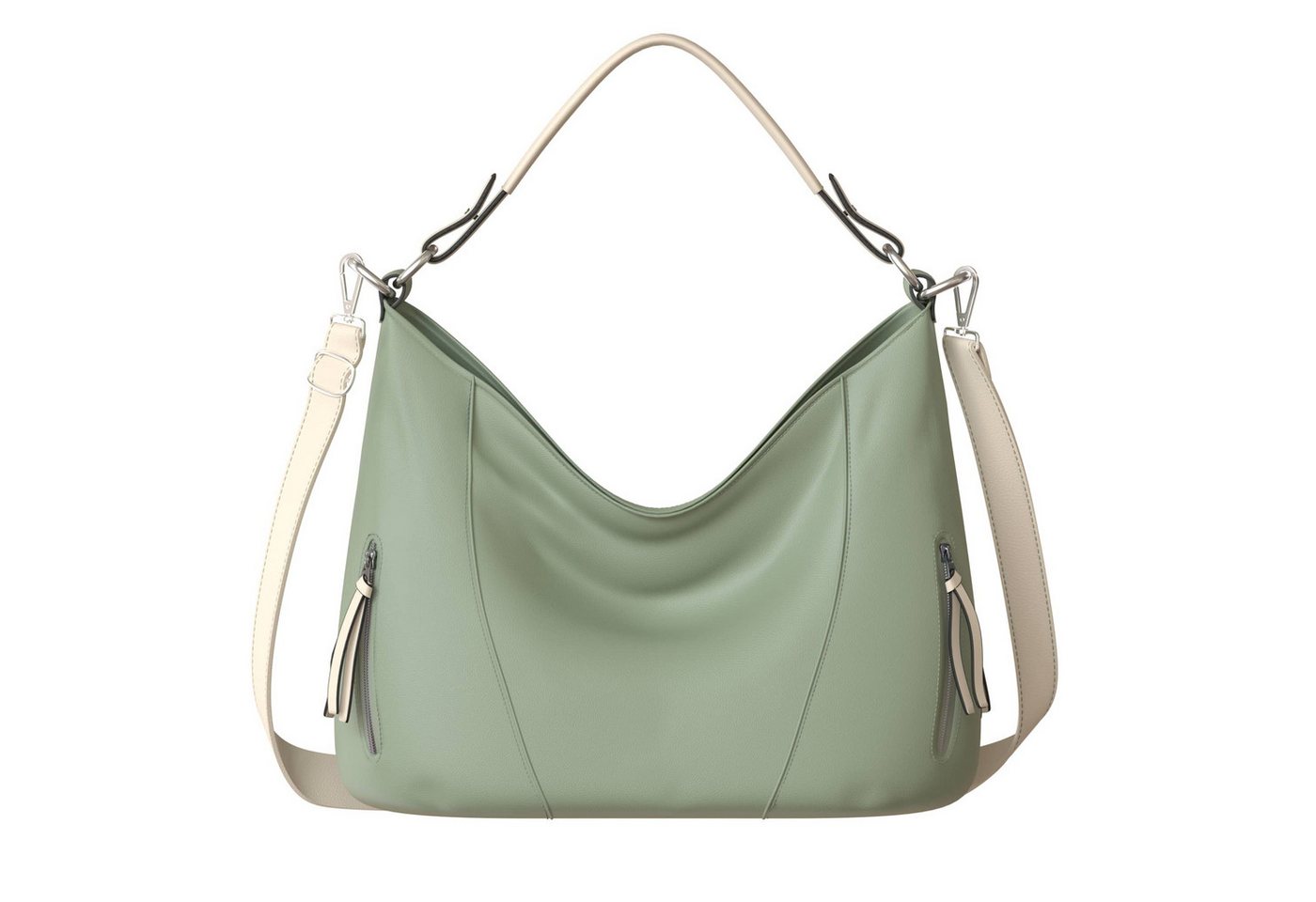 KMISSO Shopper Damen Shopper Hand Henkel Tasche Veganes Leder 30627 (1-tlg), im eleganten Look von KMISSO