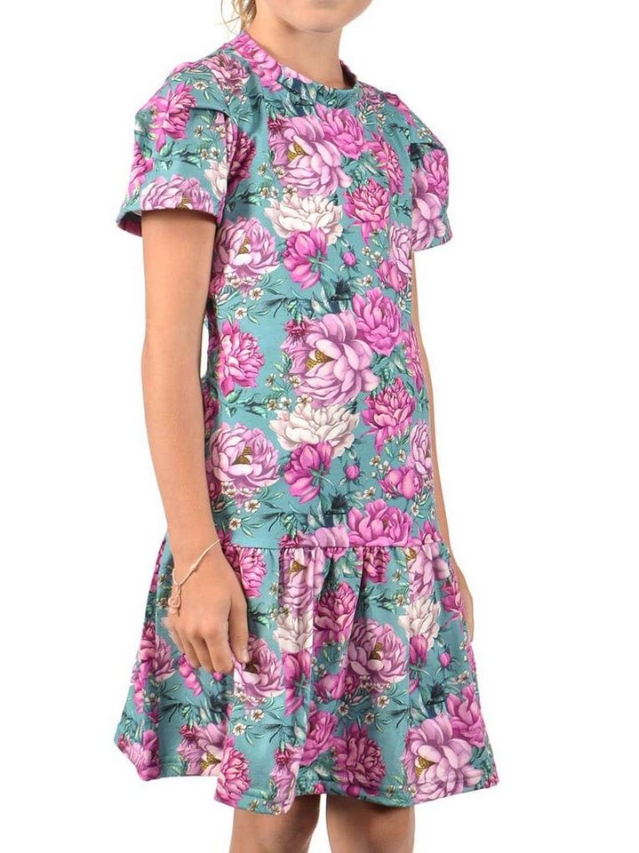 KMISSO Sommerkleid Mädchen Kleid mit Kräuselfaltenrock 30367 (1-tlg) bequem zu tragen von KMISSO