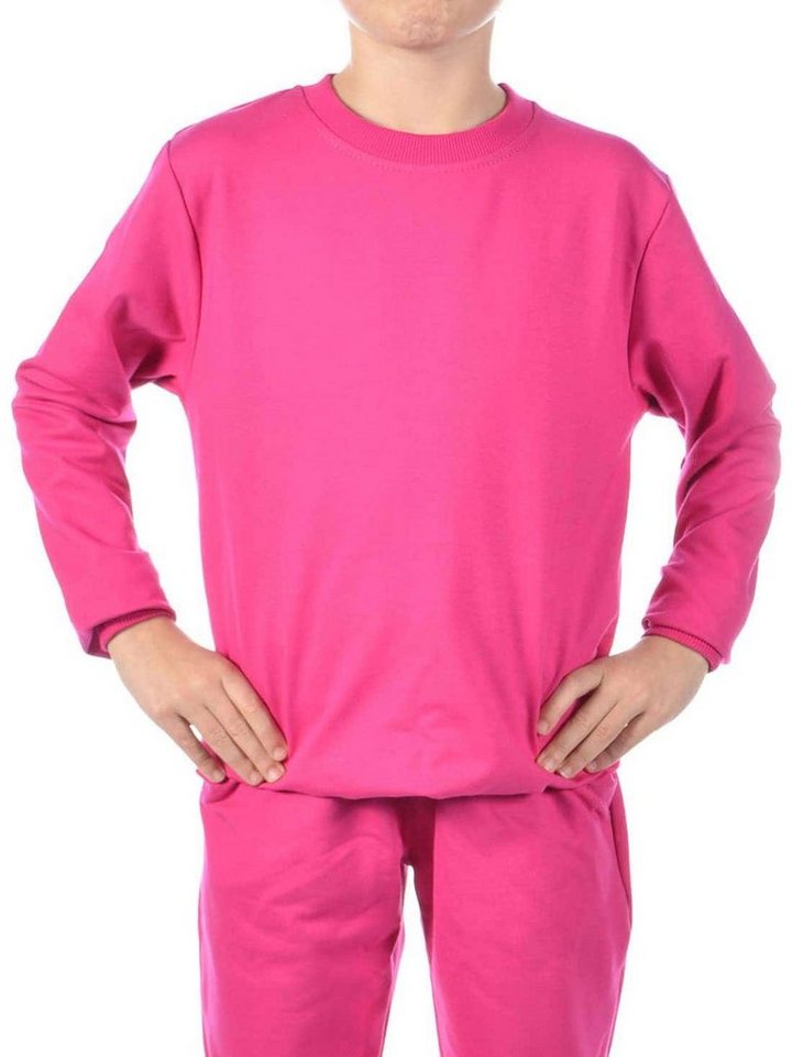 KMISSO Sweatshirt Mädchen Sweatshirt in tollen Farben (1-tlg) mit elastischem Bund von KMISSO