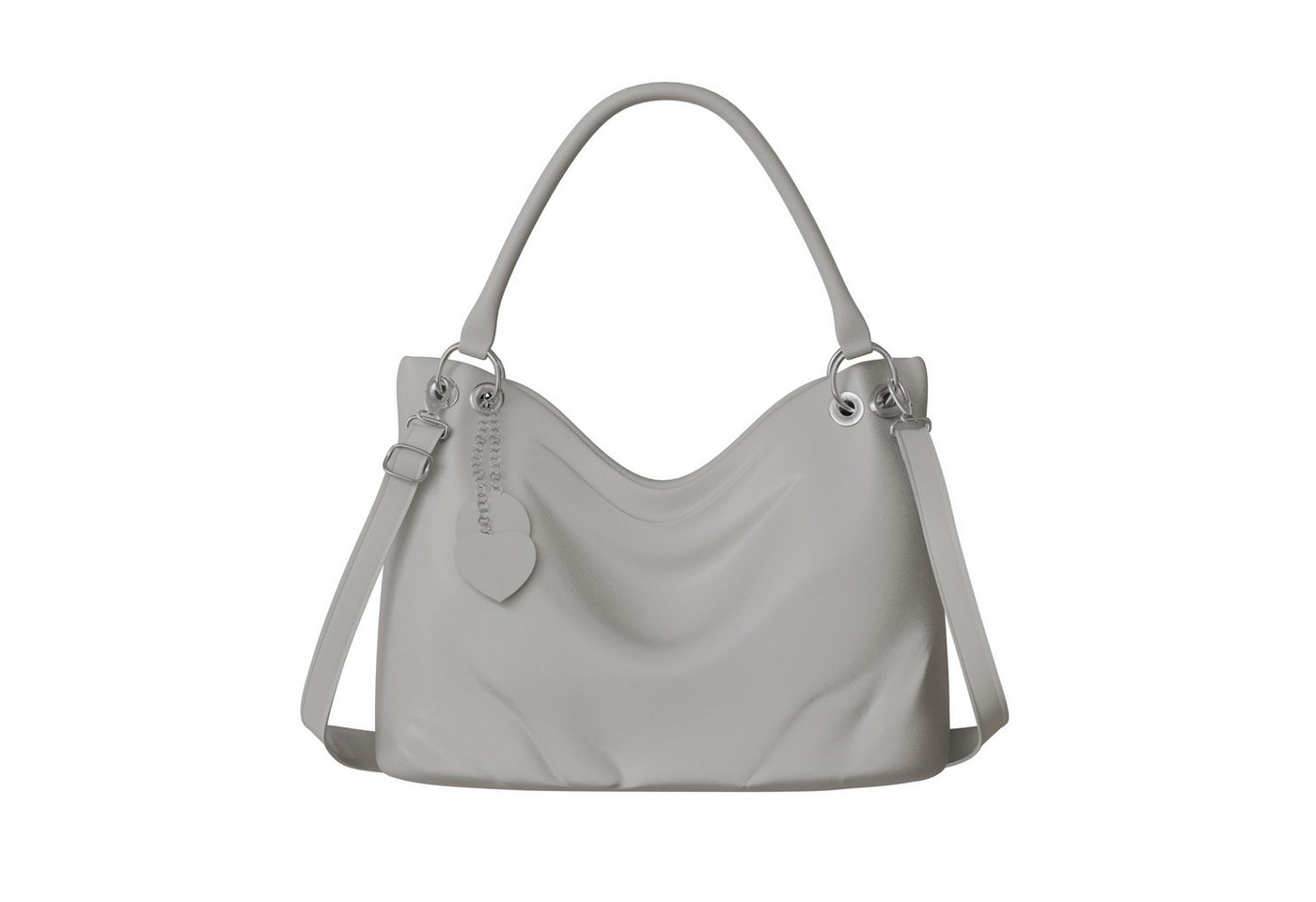 KMISSO Umhängetasche Damen Shopper Handtasche Veganes Leder 30617 (1-tlg), im eleganten Look von KMISSO