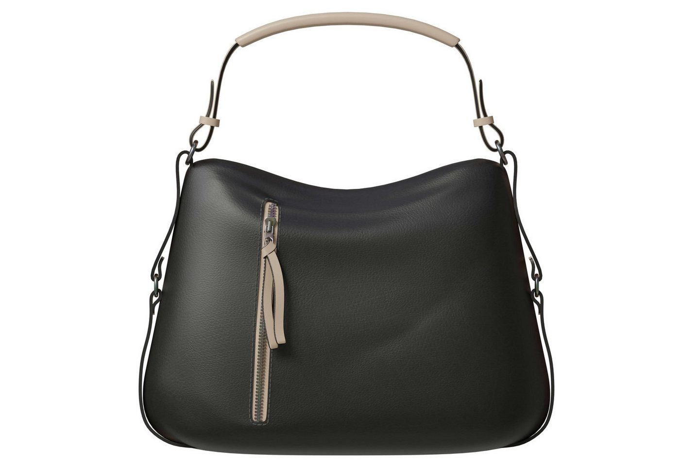 KMISSO Umhängetasche Damen Vegane Shopper Tasche Hobo Bag Umhänge Tasche Veganes Leder 3065 (1-tlg), im eleganten Look von KMISSO