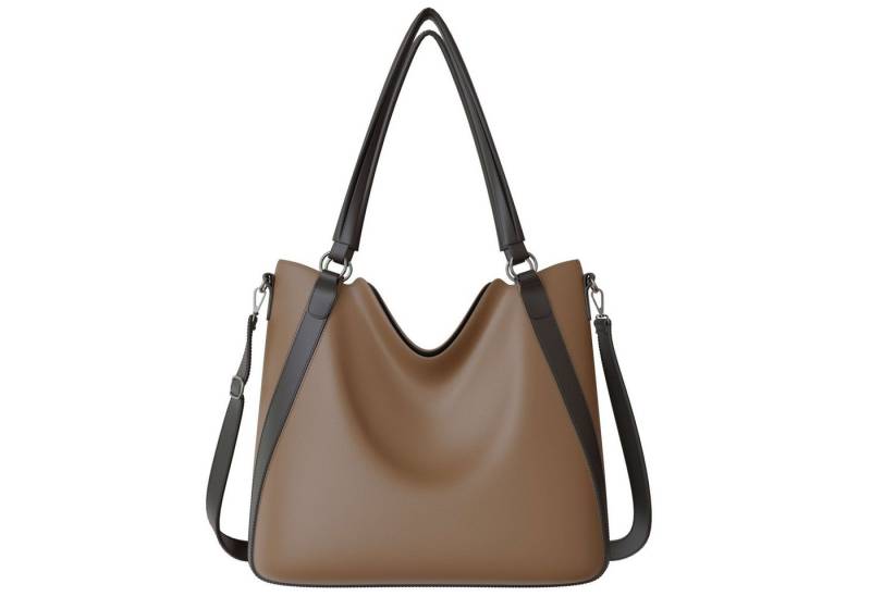 KMISSO Umhängetasche Damen Vegane Shopper Tasche Hobo Bag Umhänge Tasche Veganes Leder 3067 (1-tlg), im eleganten Look von KMISSO