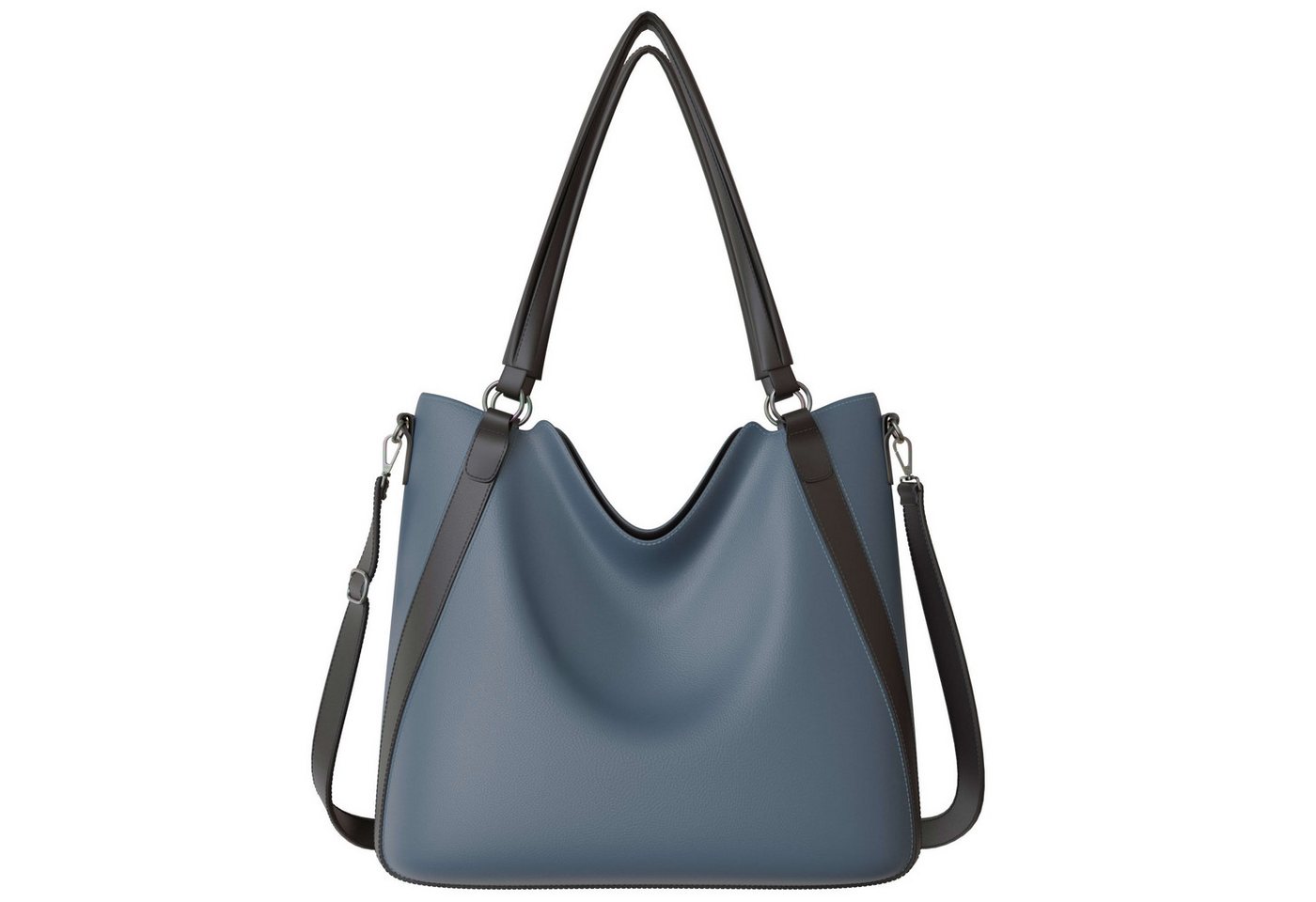 KMISSO Umhängetasche Damen Vegane Shopper Tasche Hobo Bag Umhänge Tasche Veganes Leder 3067 (1-tlg), im eleganten Look von KMISSO