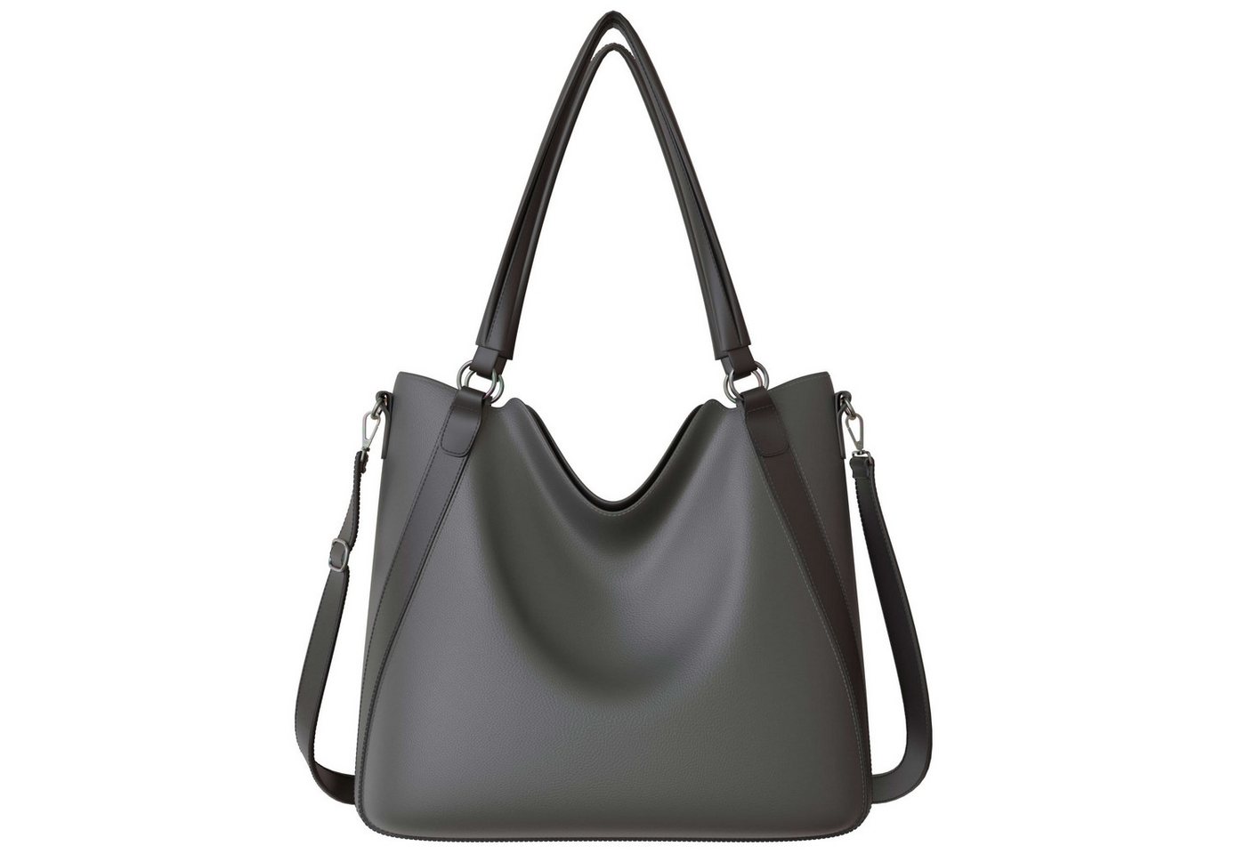 KMISSO Umhängetasche Damen Vegane Shopper Tasche Hobo Bag Umhänge Tasche Veganes Leder 3067 (1-tlg), im eleganten Look von KMISSO