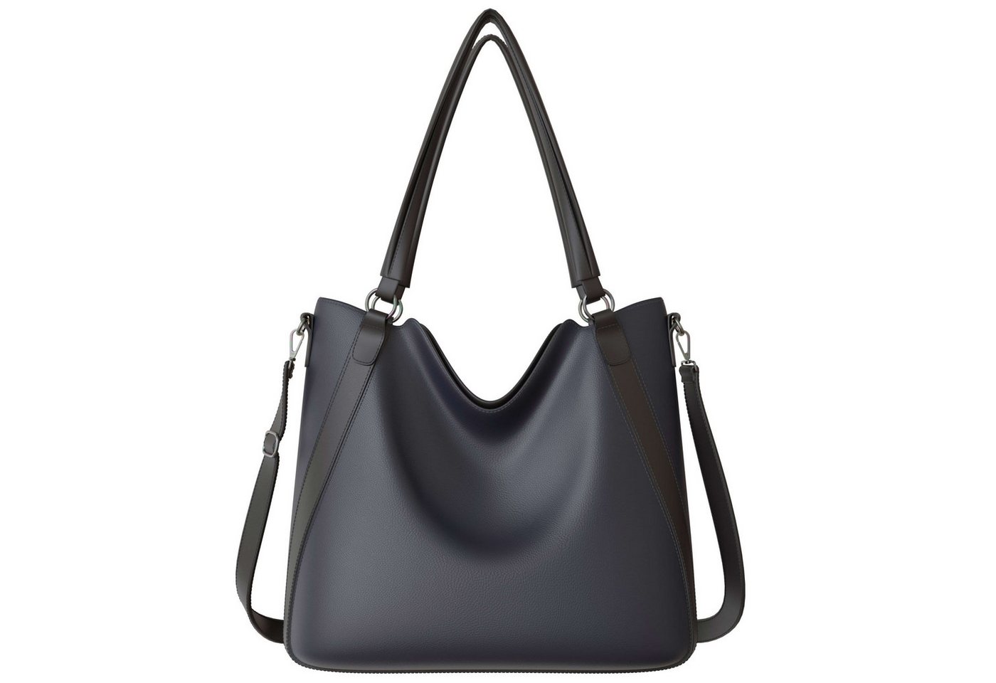 KMISSO Umhängetasche Damen Vegane Shopper Tasche Hobo Bag Umhänge Tasche Veganes Leder 3067 (1-tlg), im eleganten Look von KMISSO