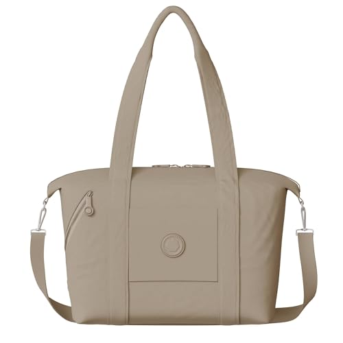 Vegan Damen Handtasche mit Umhängefunktion 30622 Beige von KMISSO