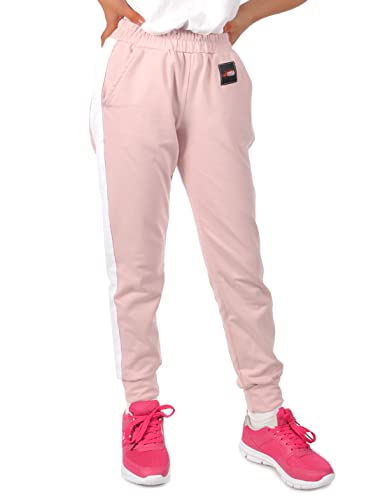 Kinder Mädchen Stoff Freizeit Hose Sporthose 30358 Lachs 146 von KMISSO