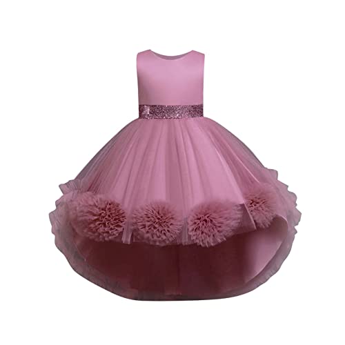 KMKM Baby Geburtstag Tutu Kleid Kleines MäDchen Blume Hochzeit Bankett Party Kind Kleid MäDchen Prinzessin Kleid BlumenmäDchenkleider von KMKM