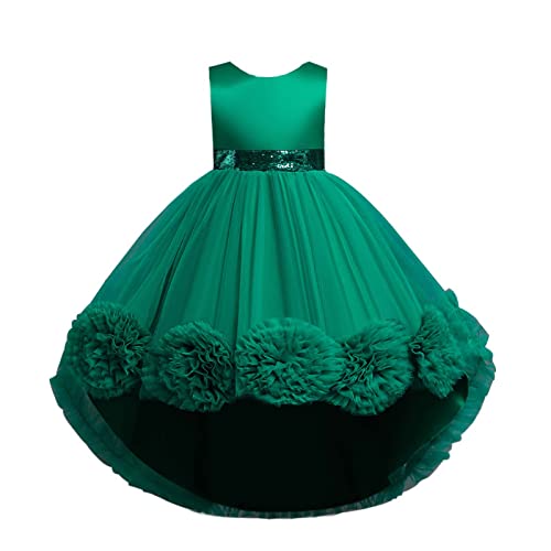 KMKM Baby Geburtstag Tutu Kleid Kleines MäDchen Blume Hochzeit Bankett Party Kind Kleid MäDchen Prinzessin Kleid BlumenmäDchenkleider von KMKM