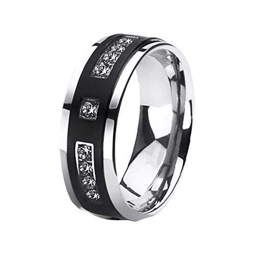 KMKM Ringe für Damen Retro Zirkon Paar Geschenk Exquisit Ringe modeschmuck für Damen Ringe von KMKM