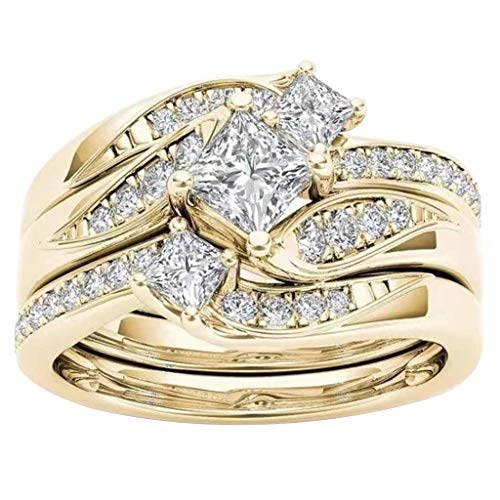 KMKM Silberring Breit Mit struktur Vintage Geschwärzt Mit stein Saphir Blau Golden Ring Verstellbar Damenringe Damen Schmuck für Party, Hochzeit, Verlobung und Hobby von KMKM