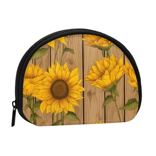 KMNHBGF Kleine Geldbörse mit Sonnenblumen-Motiv, Mini-Geldbörse, Reißverschluss, Münztasche, Kleingeldbörse für Damen und Herren, tragbare Make-up-Tasche, Kosmetiktasche, schwarz, Einheitsgröße, KMNHBGF Kleine Geldbörse mit Sonnenblumen-Motiv, Mini-Geldbörse, Reißverschluss, Münztasche, Kleingeldbörse für Damen und Herren, tragbare Make-up-Tasche, Kosmetiktasche, schwarz, Einheitsgröße, von KMNHBGF