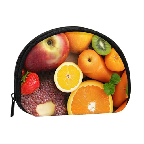 KMNHBGF Kleine Münzgeldbörse mit Reißverschluss, für Damen und Herren, tragbare Make-up-Tasche, Kosmetiktasche, Schwarz, Einheitsgröße, lässig, Schwarz , Einheitsgröße, Casual von KMNHBGF