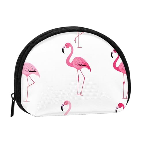 Kleine Geldbörse mit Flamingos auf weißem Hintergrund, Mini-Geldbörse, Reißverschluss, Münztasche, Kleingeldbörse für Damen und Herren, tragbare Make-up-Tasche, Kosmetiktasche, schwarz, Einheitsgröße, Kleine Geldbörse mit Flamingos auf weißem Hintergrund, Mini-Geldbörse, Reißverschluss, Münztasche, Kleingeldbörse für Damen und Herren, tragbare Make-up-Tasche, Kosmetiktasche, schwarz, Einheitsgröße, von KMNHBGF