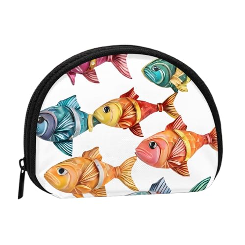 Kleine Geldbörse mit Reißverschluss, für Damen und Herren, tragbare Make-up-Tasche, Kosmetiktasche, Schwarz, Einheitsgröße, lässig, Schwarz , Einheitsgröße, Casual von KMNHBGF
