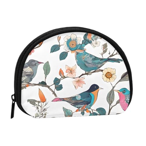 Kleine Geldbörse mit japanischen Kiefern und Vögeln, Mini-Geldbörse, Reißverschluss, Münztasche, Kleingeldbörse für Damen und Herren, tragbare Make-up-Tasche, Kosmetiktasche, schwarz, Einheitsgröße, Kleine Geldbörse mit japanischen Kiefern und Vögeln, Mini-Geldbörse, Reißverschluss, Münztasche, Kleingeldbörse für Damen und Herren, tragbare Make-up-Tasche, Kosmetiktasche, schwarz, Einheitsgröße, von KMNHBGF